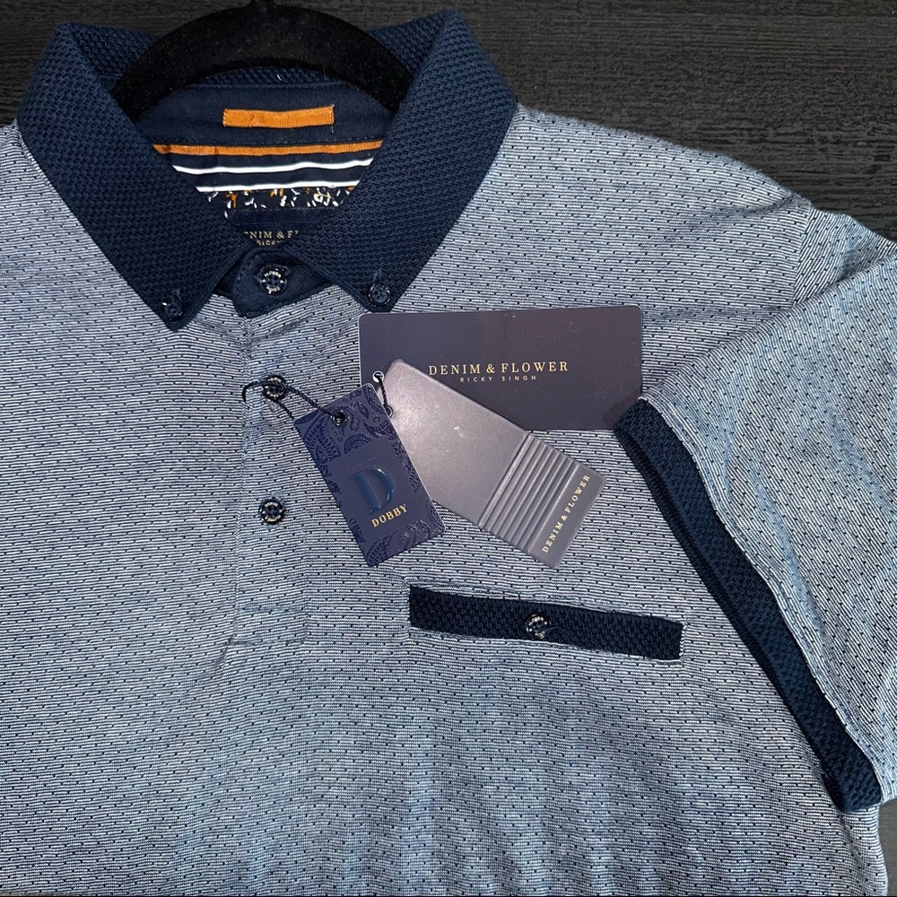 Denim & Flower Polo